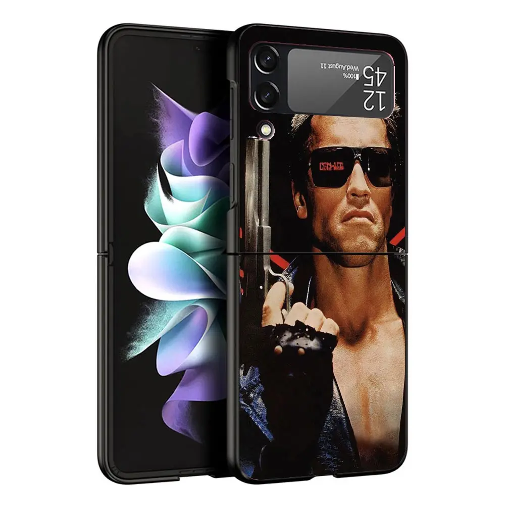 Чехол для телефона Арнольд Шварценеггер Терминатор Samsung Z Flip 6 5 4 3 Galaxy ZFlip6 5G Flip5 Flip4