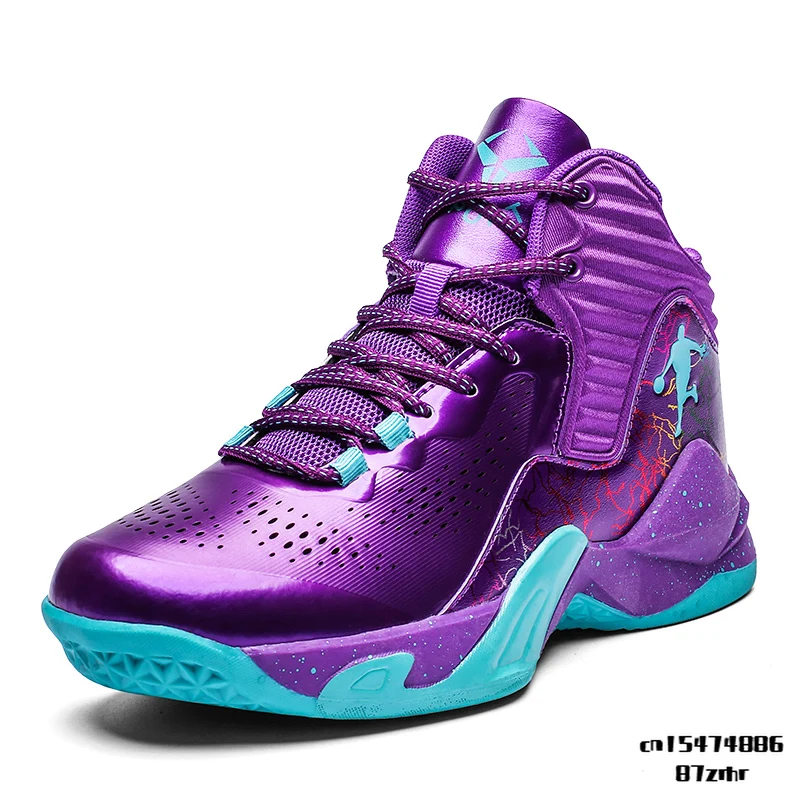 

Men Basketball Shoes Breathable Basketball Sneakers Women Sports Shoes Air Cushion Training Ankle Boots Kids Athletic Footwear