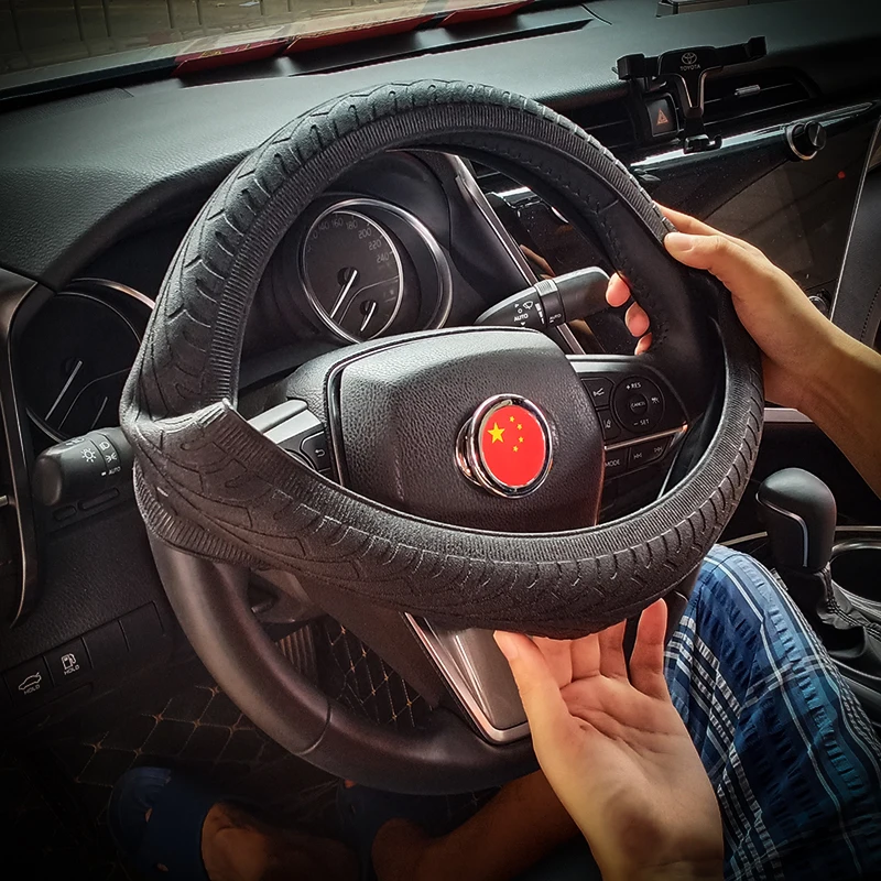 

Universal Car Silicone Steering Wheel Glove Cover Texture Soft Multi Color Soft Silicon Steering Wheel Automobiles Accessories