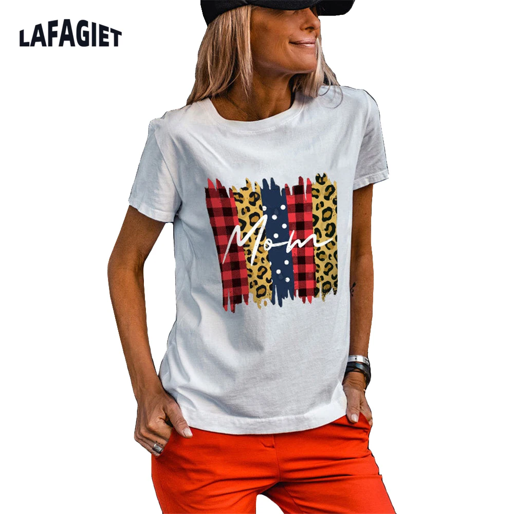 

Women Casual T Shirt Summer Outfits Women Loose Short Sleeve O Neck Printed Tops Fashion T-shirt Teenage Girl Ladies New Blouses