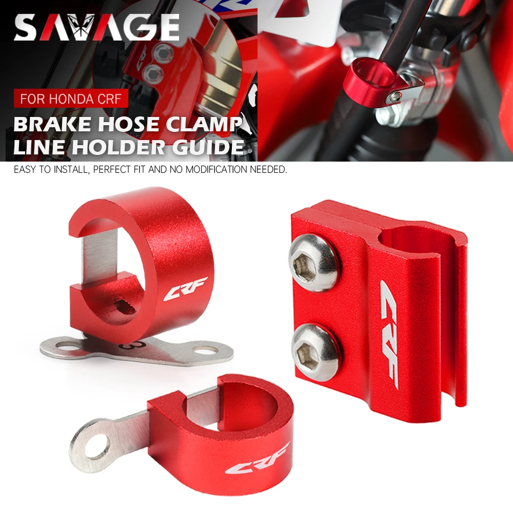 Зажим держателя тормозного шланга для HONDA CRF 250 R/X 450 L/RL/RX CRF450R CRF250R CRF150R направляющий зажим для заднего тормозного троса мотоцикла