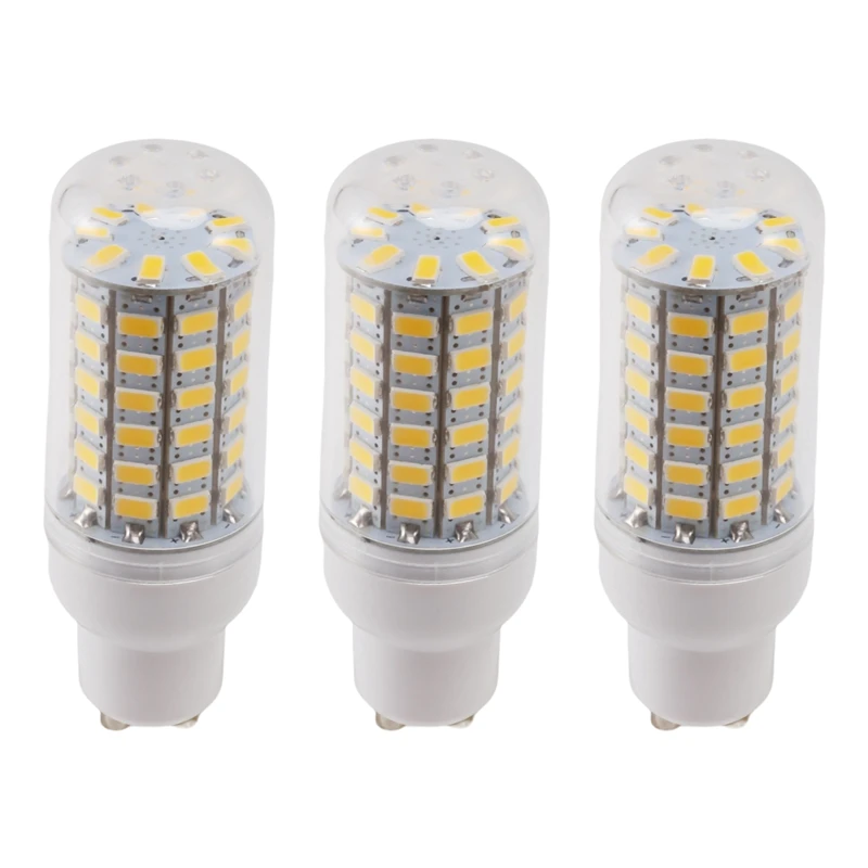 

AT14 3X GU10 10W 5730 SMD 69 LED Bulbs LED Corn Light LED Lamp Energy Saving 360 Degree 200-240V White