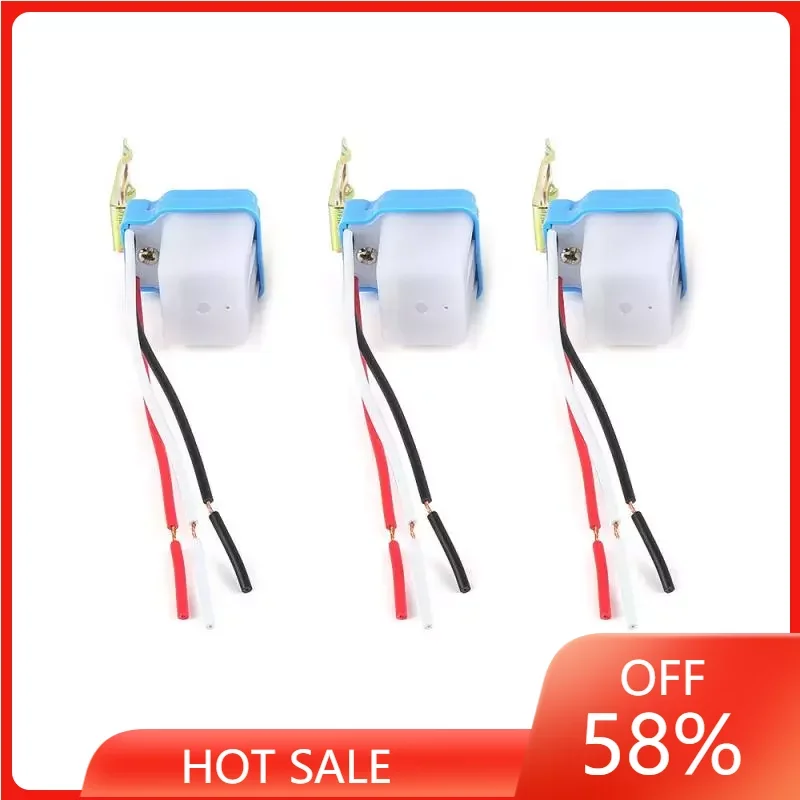 

220V Light Sensor Switch Light Automatic Control Light Sensor On Off Lamp Home Garden Street Light Sensor Switch