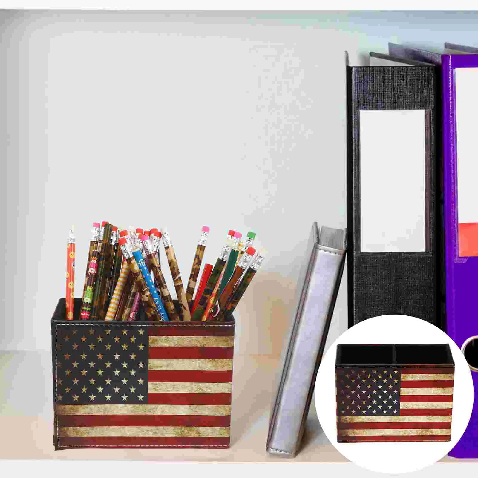 

Desktop Pen Holder Brush Organizer Makeup Brush Holder Stationery Storage Holder