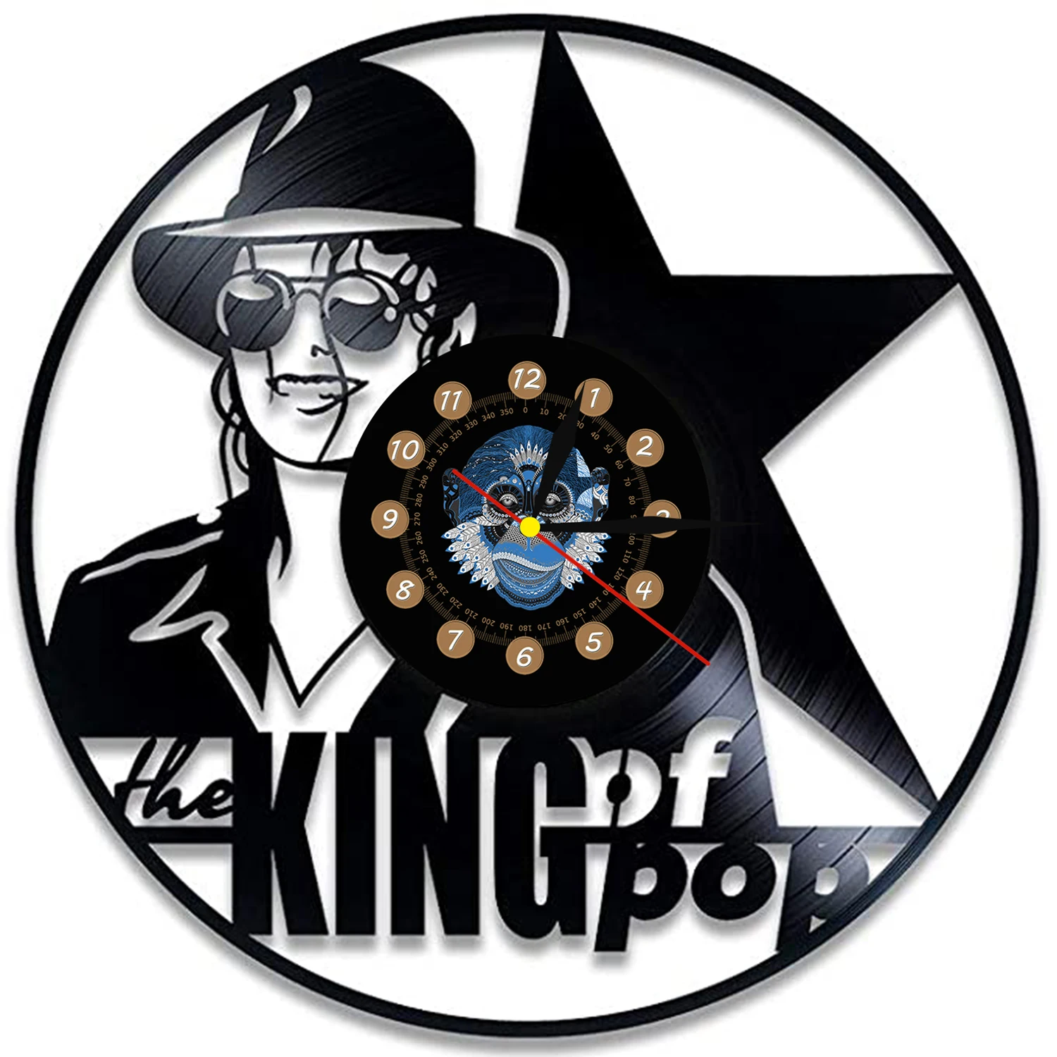 

Настенные часы с виниловой пластиной, 7 цветов