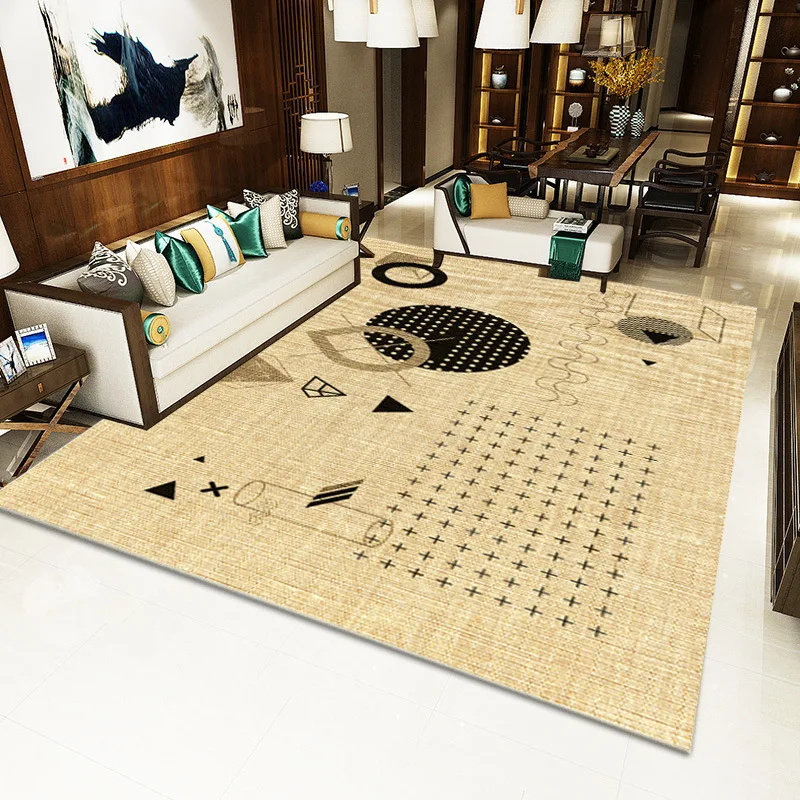 

Modern Minimalist Carpets for Living Room Decoration Teenager Bedroom Decor Rugs Sofa Coffee Table Area Rug Non-slip Carpet Mat