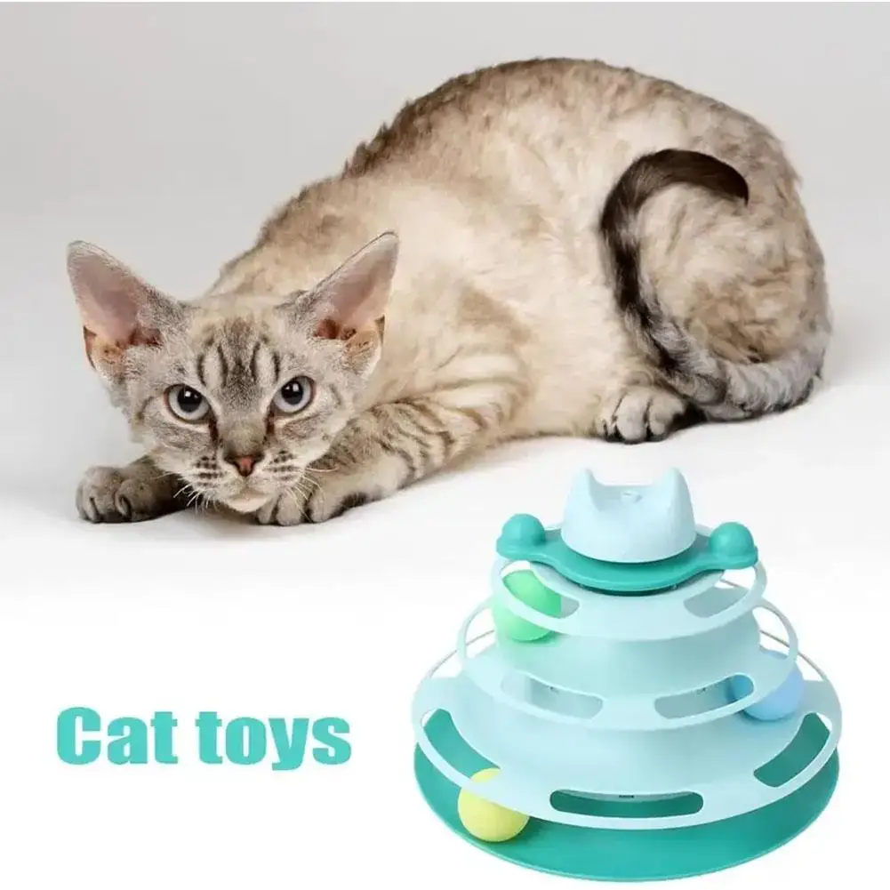 

1pcs New Pet Products Cat Head Interactive Rotary Table Floor Toys Cat Zihi Fourth Table Cat Rotary Toys Cat A1K3