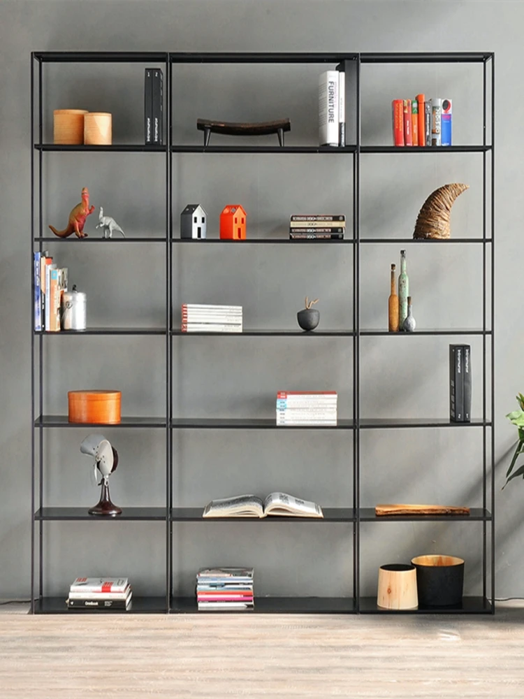 Напольная книжная полка из кованого железа