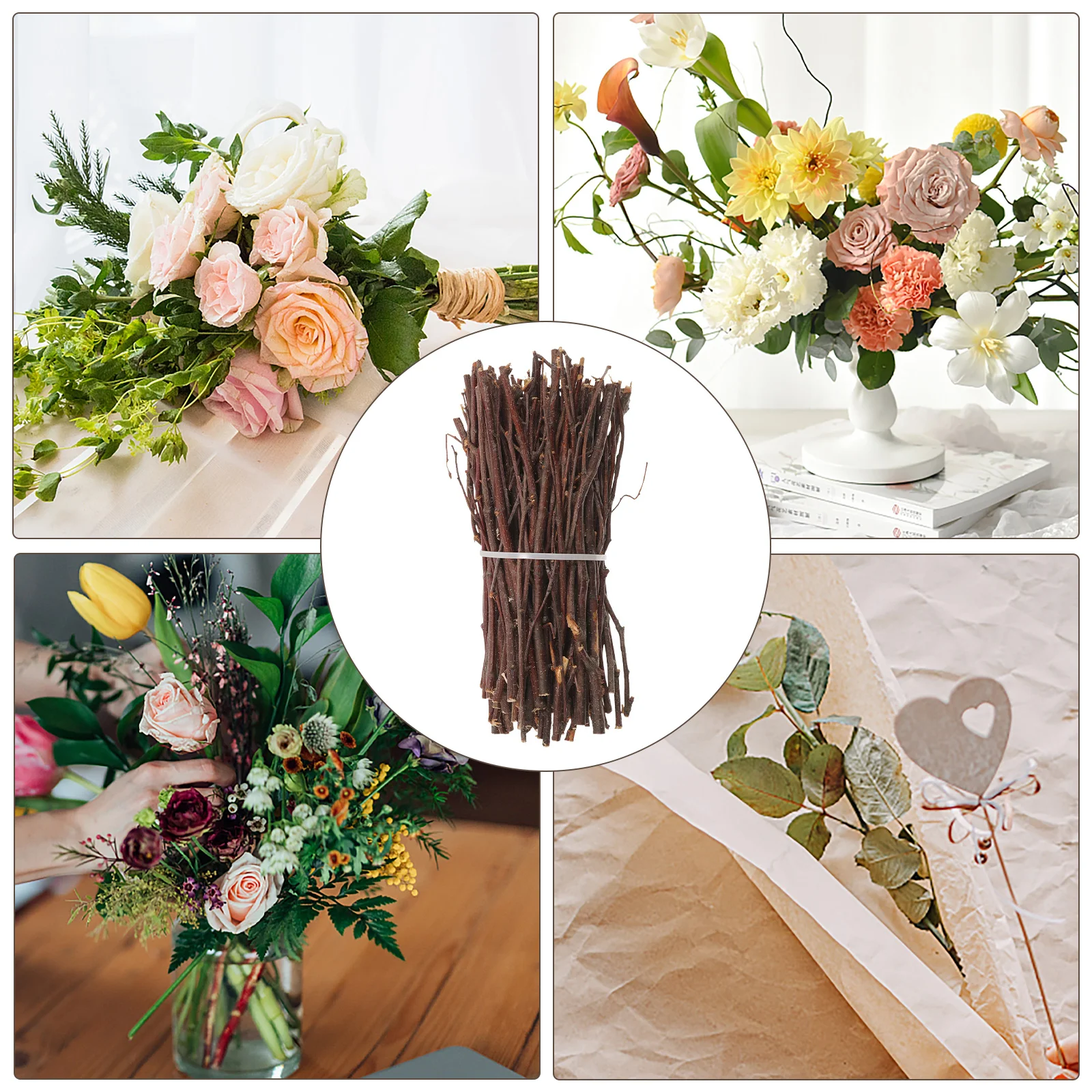 Велки Незавершенные натуральные ветки Палочки для изготовления ветвей Орнамент