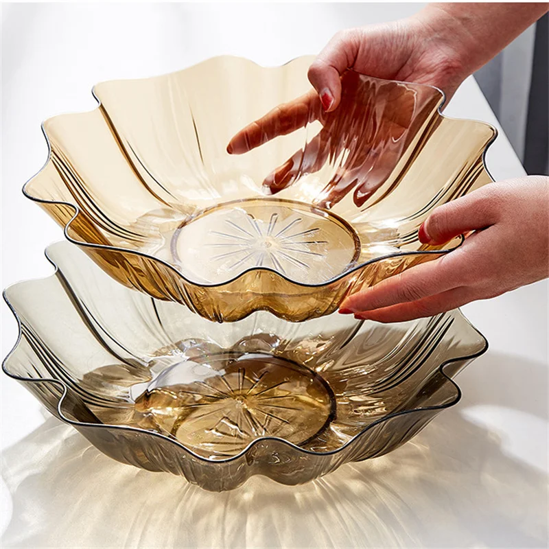 

Fruit Plate Snack Candy Dishes Desktop Decorative Fruit Bowl Food Bread Plate Party Tableware Snack Tray Christmas decoration