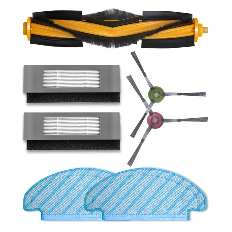 

Для Ecovacs Deebot OZMO 920 950 T8 T9 Yeedi 2 Hybrid Vac Hepa фильтр основная боковая щетка