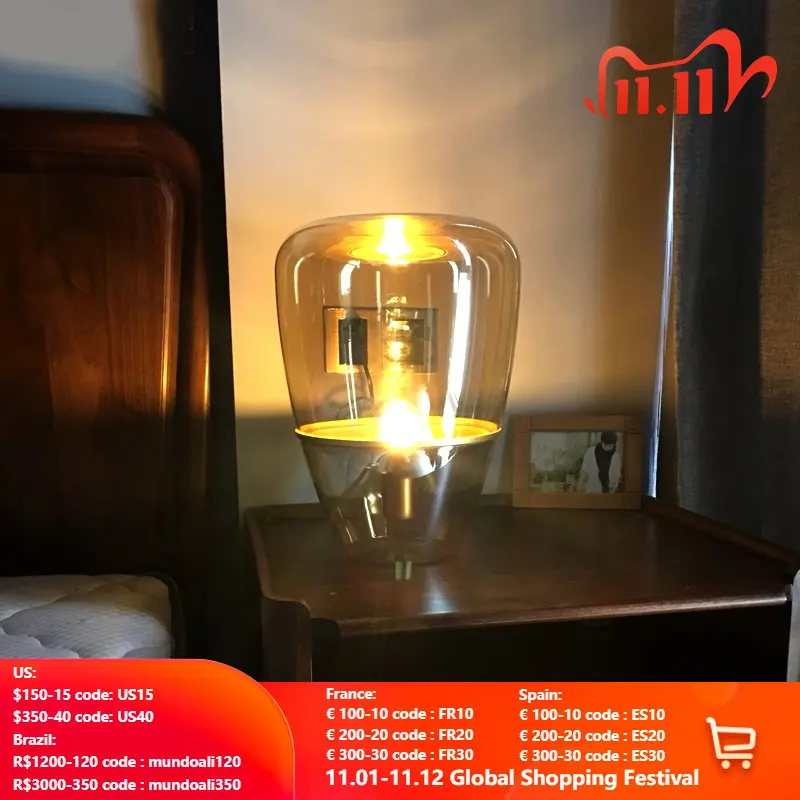 

Яркая настольная лампа SANDYHA, комнатный простой светильник для спальни, прикроватного столика, гостиной, столовой