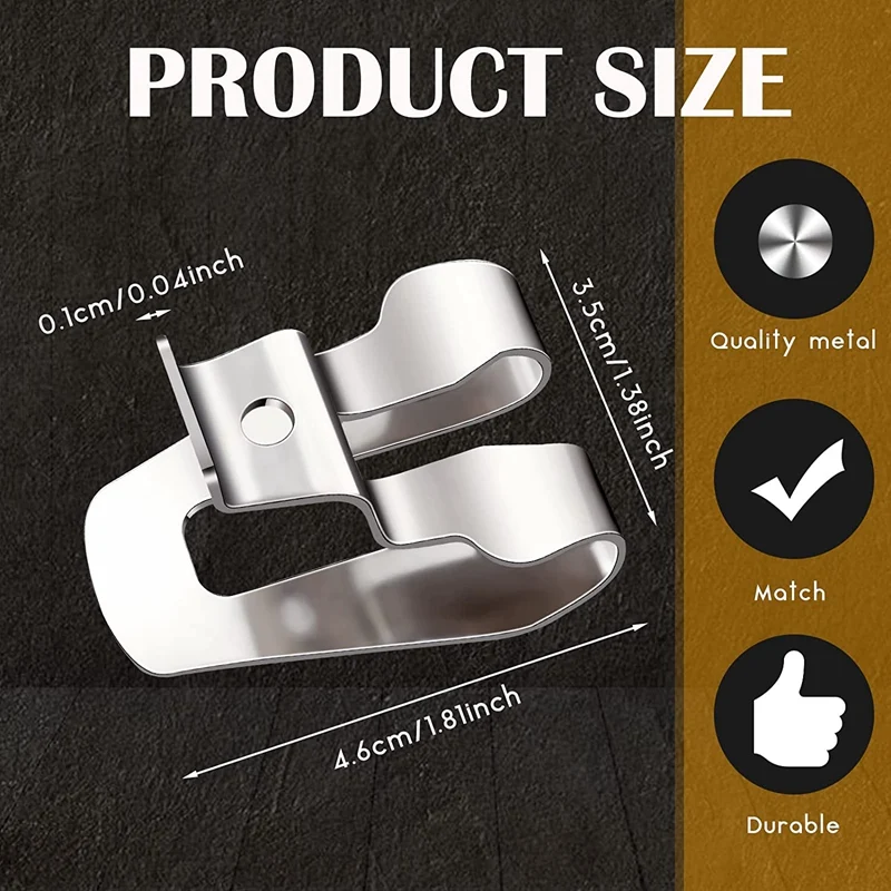 Promotion! 8 Pcs Replacement Belt Clip Hooks Hard Iron Driver Drill Hook Tool With Screws Power Parts |