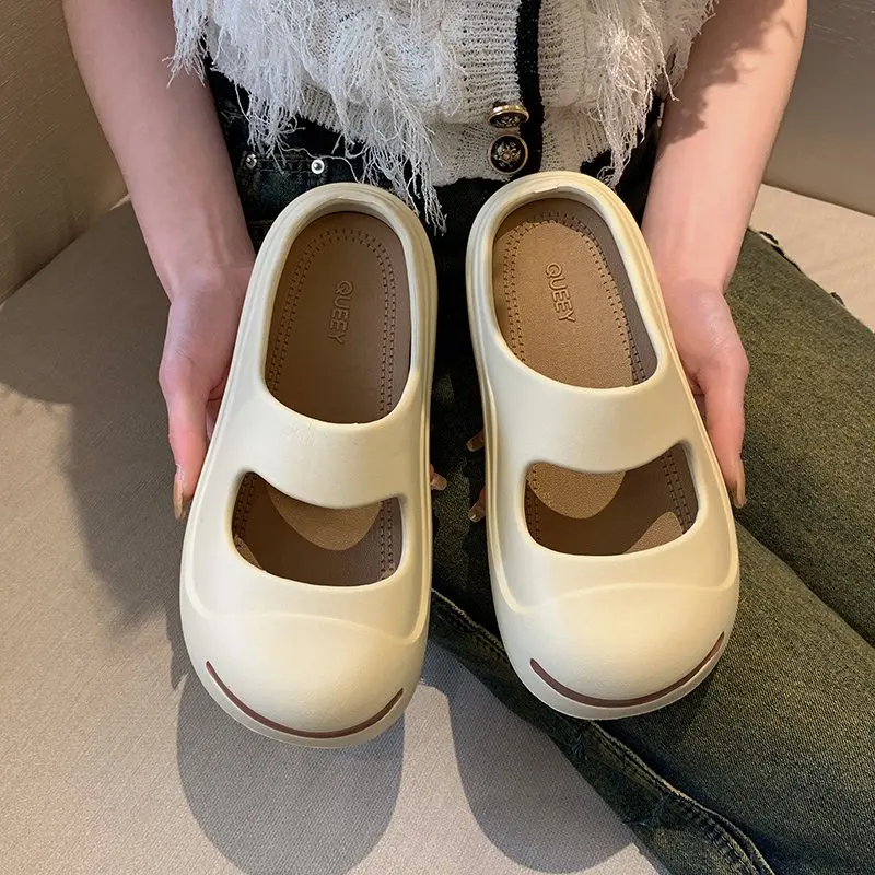 

Женские шлепанцы из ПУ кожи, на плоской резиновой подошве