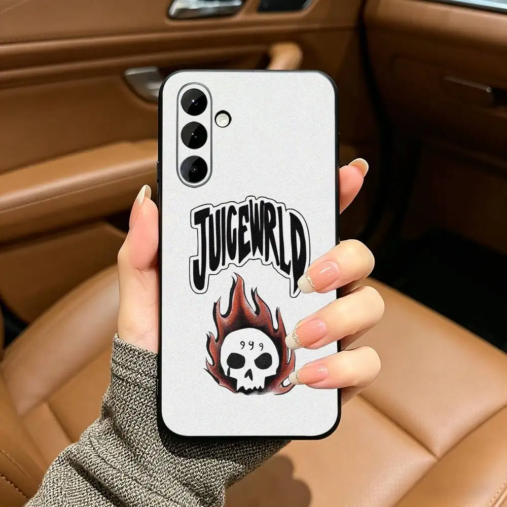 Фото Мягкий силиконовый чехол для телефона Dark Hip Hop 999 J-Juice -W-Wrld для Samsung Galaxy A73/A71/A72/A70/A53/A52/A51 - черный №2