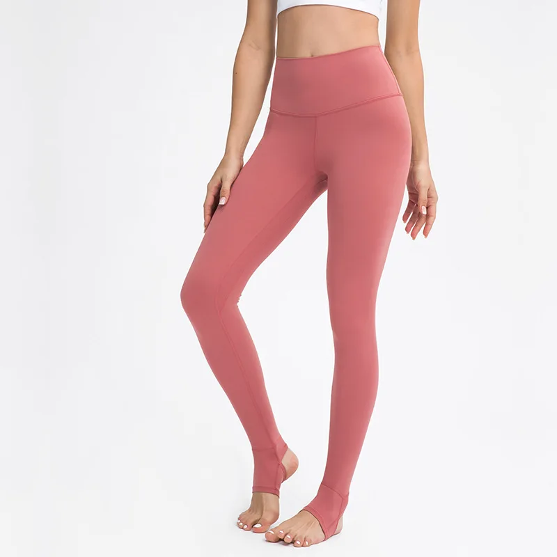 

New High-waist Hip-lifting Yoga Pants Women's Solid Color Slim Slimming Dance Sports Foot Trousers Leggings Sport Women Fitness