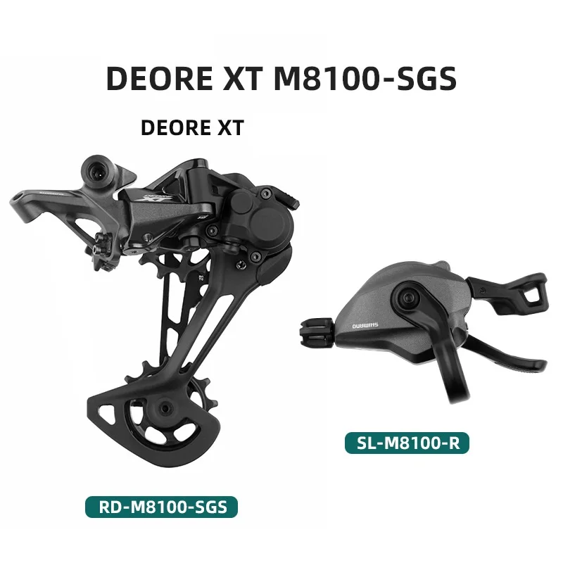 

For Shimano DEORE XT M8100 Groupset Mountain Bike Groupset 1x12-Speed original RD M8100 Rear Derailleur SL M8100 Shifter Lever