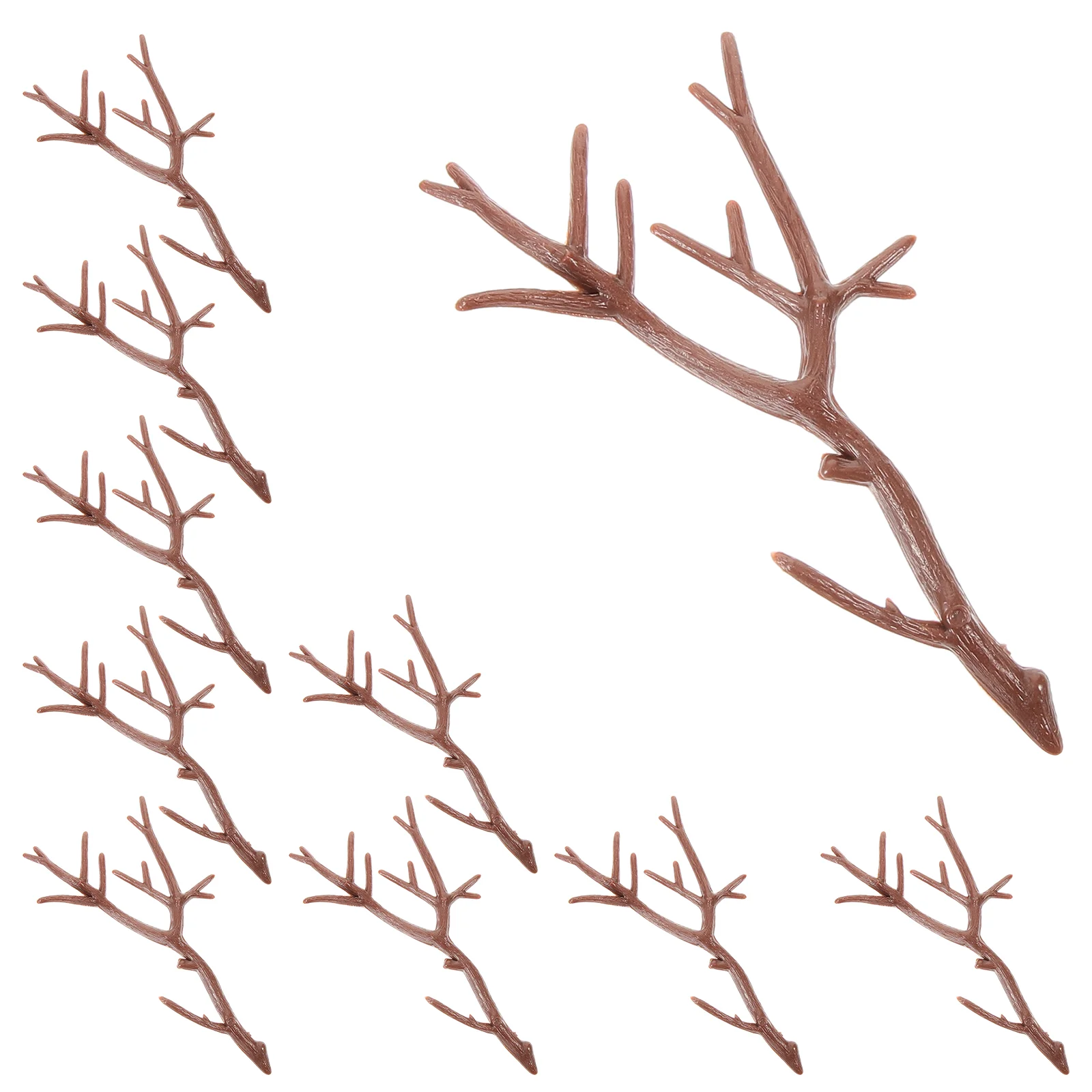 10 шт. искусственные ветки деревьев с рогами для рукоделия растений декор