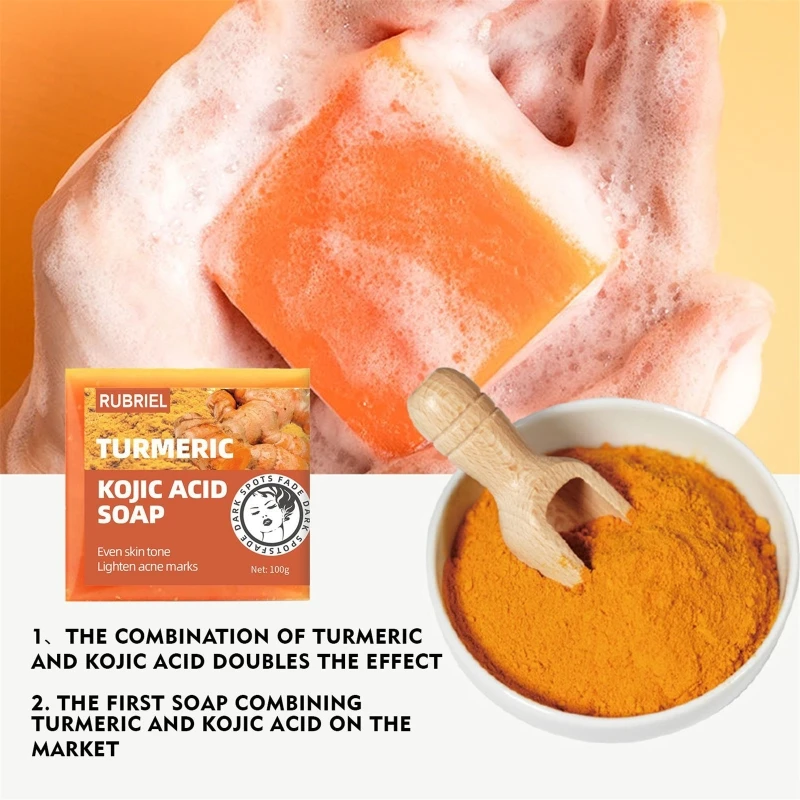 Осветляющее мыло с койевой кислотой очищающее средство для удаления черных