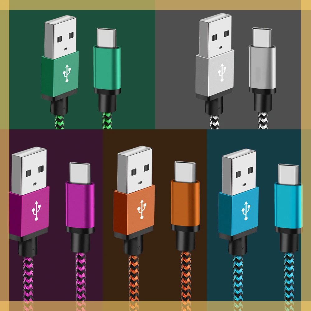 

1M USB Type C Cable For Samsung M20 M10 S10 S9 S8 Fast Charging usb 3.0 cables Type-c data Cord Charger usb-c For Xiaomi mi 9 8