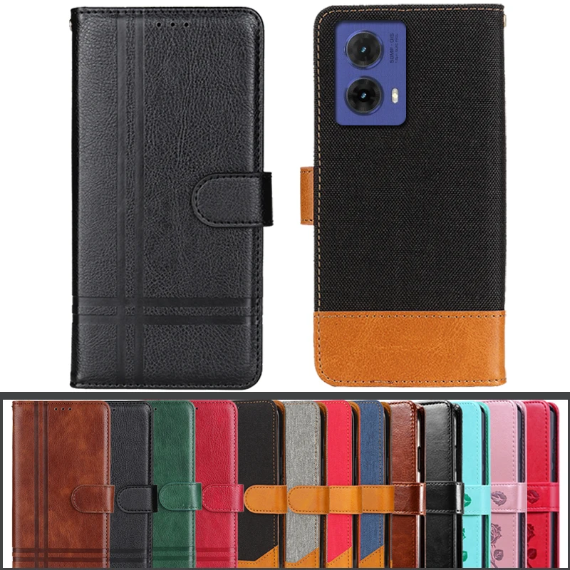 Для Motorola Moto S50 Neo из углеродного волокна раскладной кошелек Кожаный ПУ Чехол для