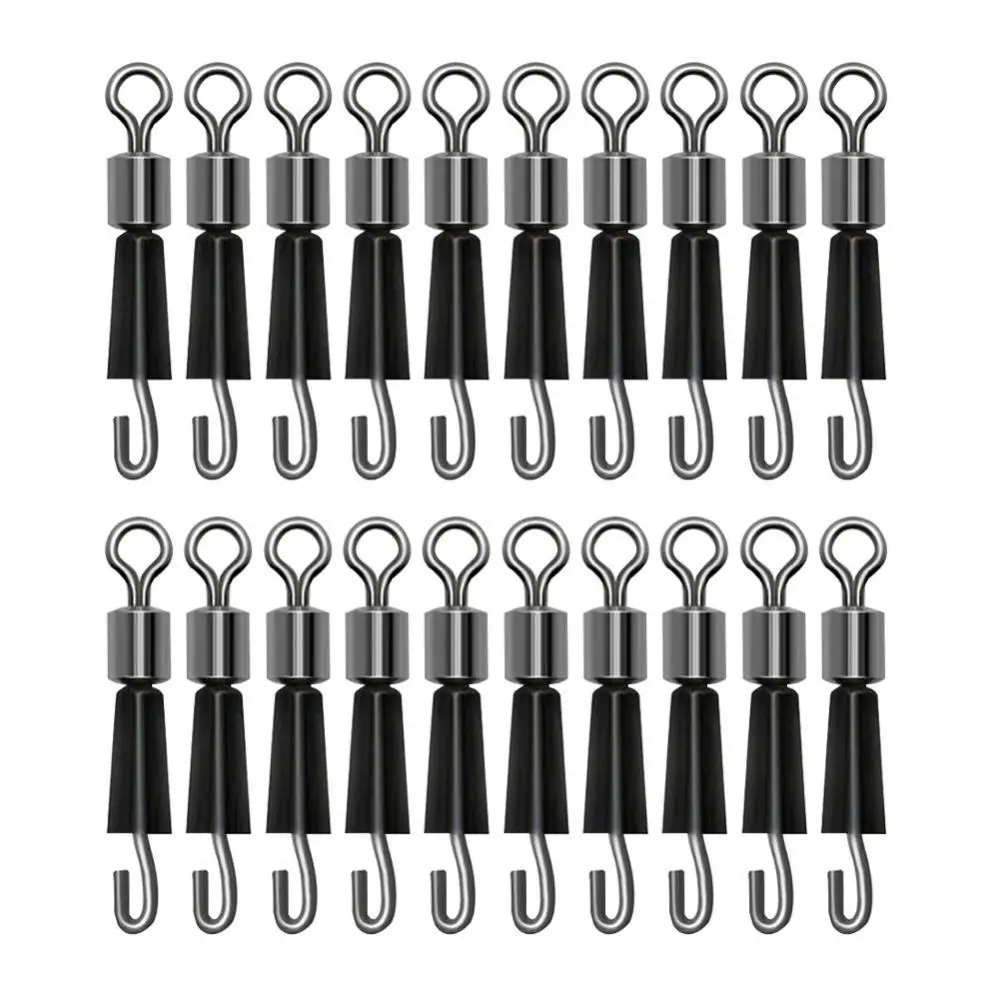 20/30/50 шт. рыболовные Вертлюги шарикоподшипник поворотные кольца соединитель