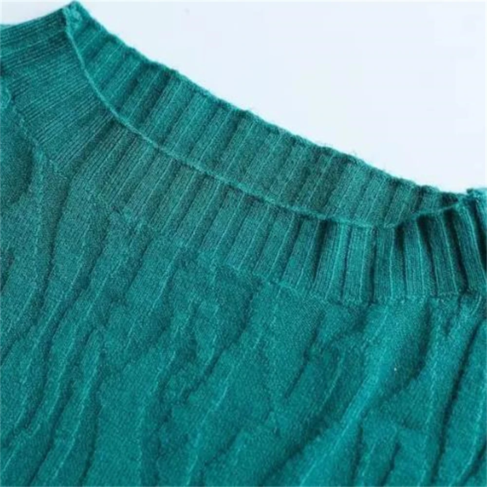 Женский джемпер с коротким рукавом однотонный вязаный пуловер в Корейском стиле