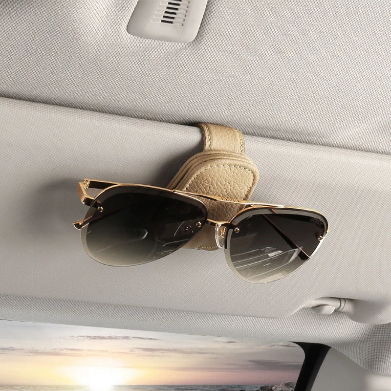 

General Motors Sun Shield Glasses Case Sunglasses Holder Strongly Fastens On-board Glasses Frame Automotive Interior Accessories