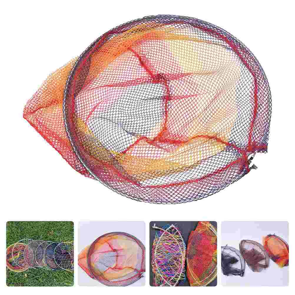 

Net Fishing Fish Replacement Landing Land Nets Catching Folding Resist Netting Replaceable Wear Bait Foldable Salvage Extendable