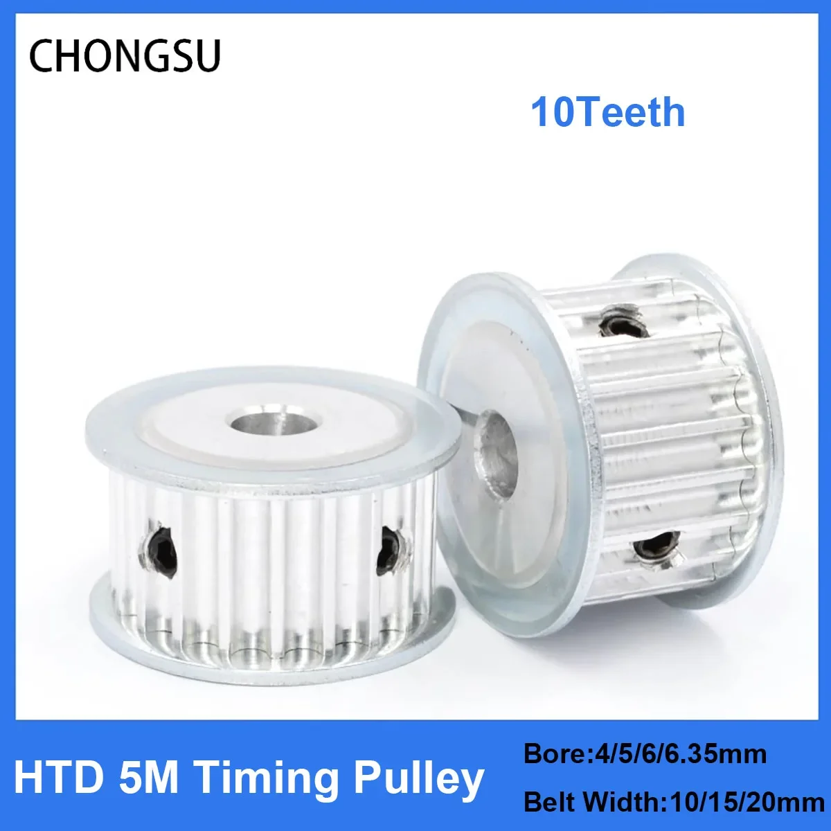 Зубчатый Шкив HTD 5M 10T 10 зубьев шкивы для зубчатого ремня шириной 11/16/21 мм 4/5/6/6 35