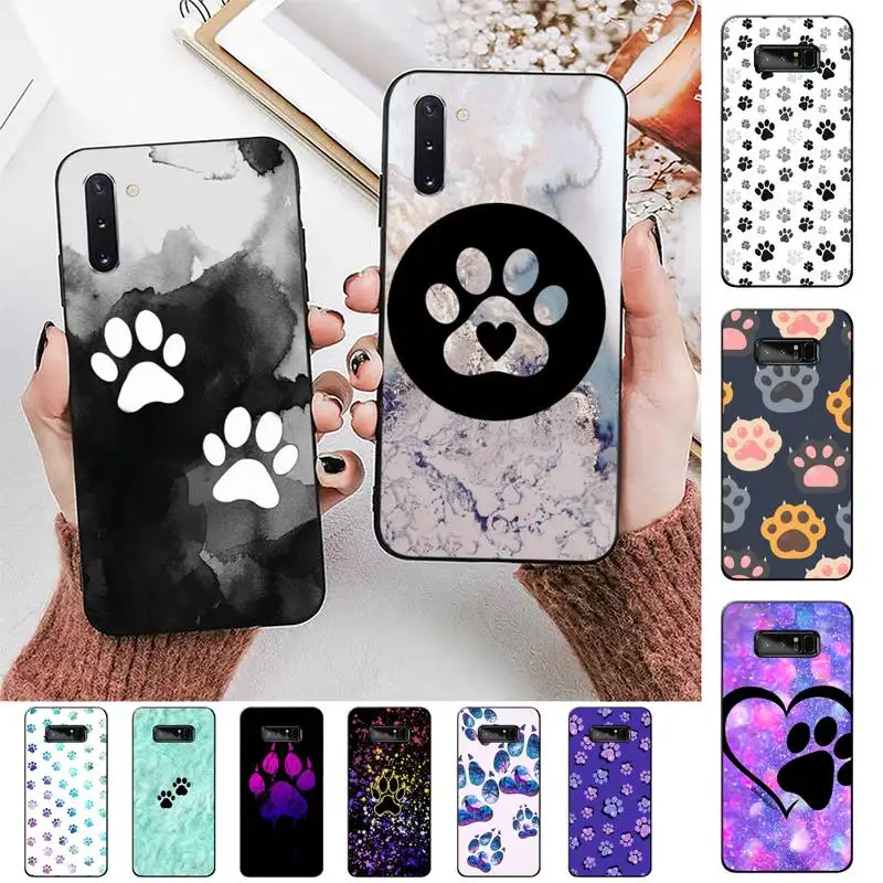 

Dog Paw Phone Case for Samsung Note 5 7 8 9 10 20 pro plus lite ultra A21 12 72