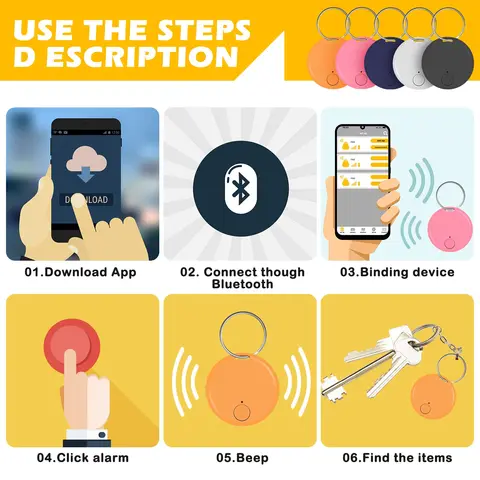 Мини Bluetooth GPS-трекер, товары для домашних животных, брелок, кошелек, ошейник, устройства слежения, аксессуары, кошка, собака, антибликовый локатор