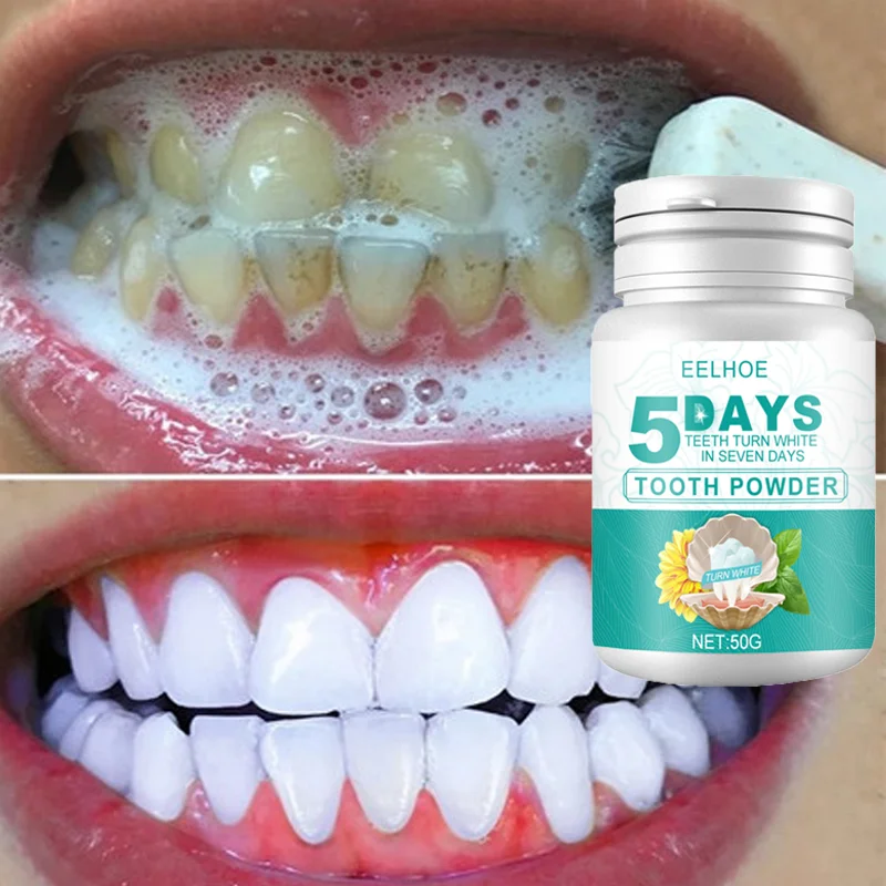 

Teeth Whitening Powder Remove Plaque Stains Toothpaste Deep Cleaning Fresh Breath Oral Hygiene Dentally Tools Teeth Care 50ml