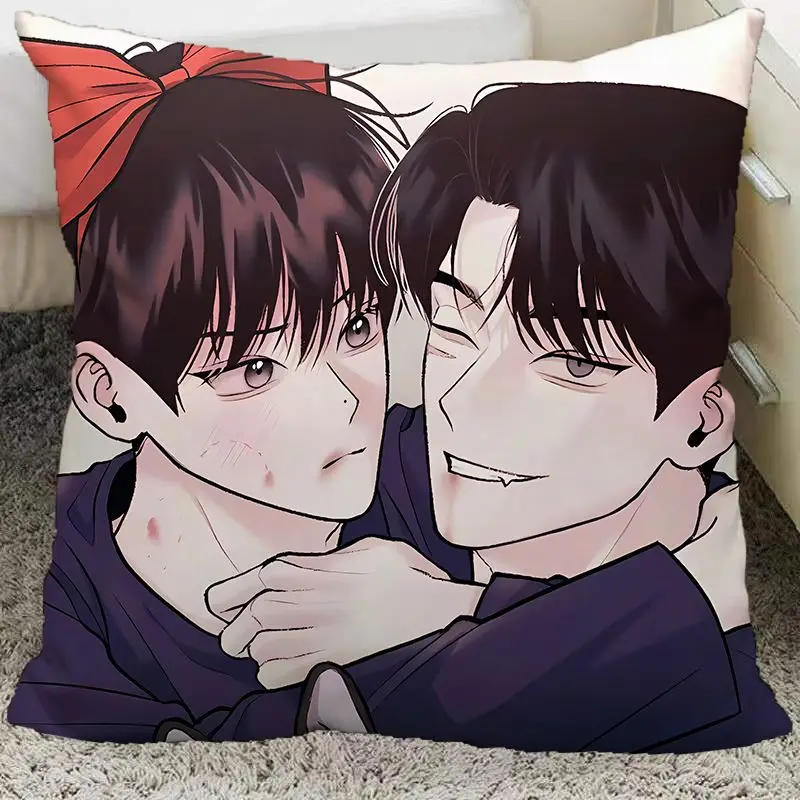 Подушка-наволочка для украшения дома 40x40 см