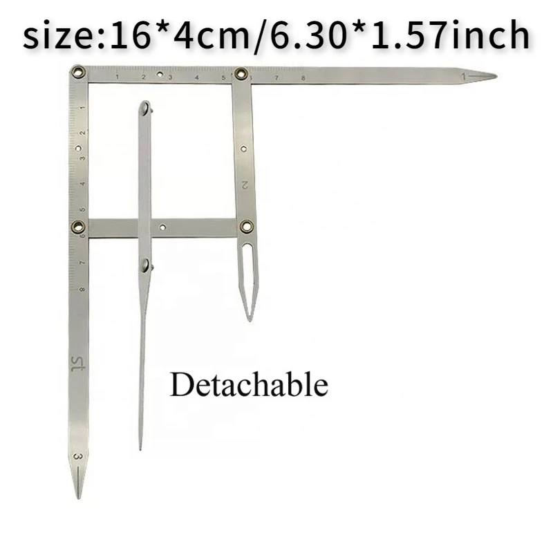 Калибр из нержавеющей стали с золотым соотношением микроблейдинг Перманентный