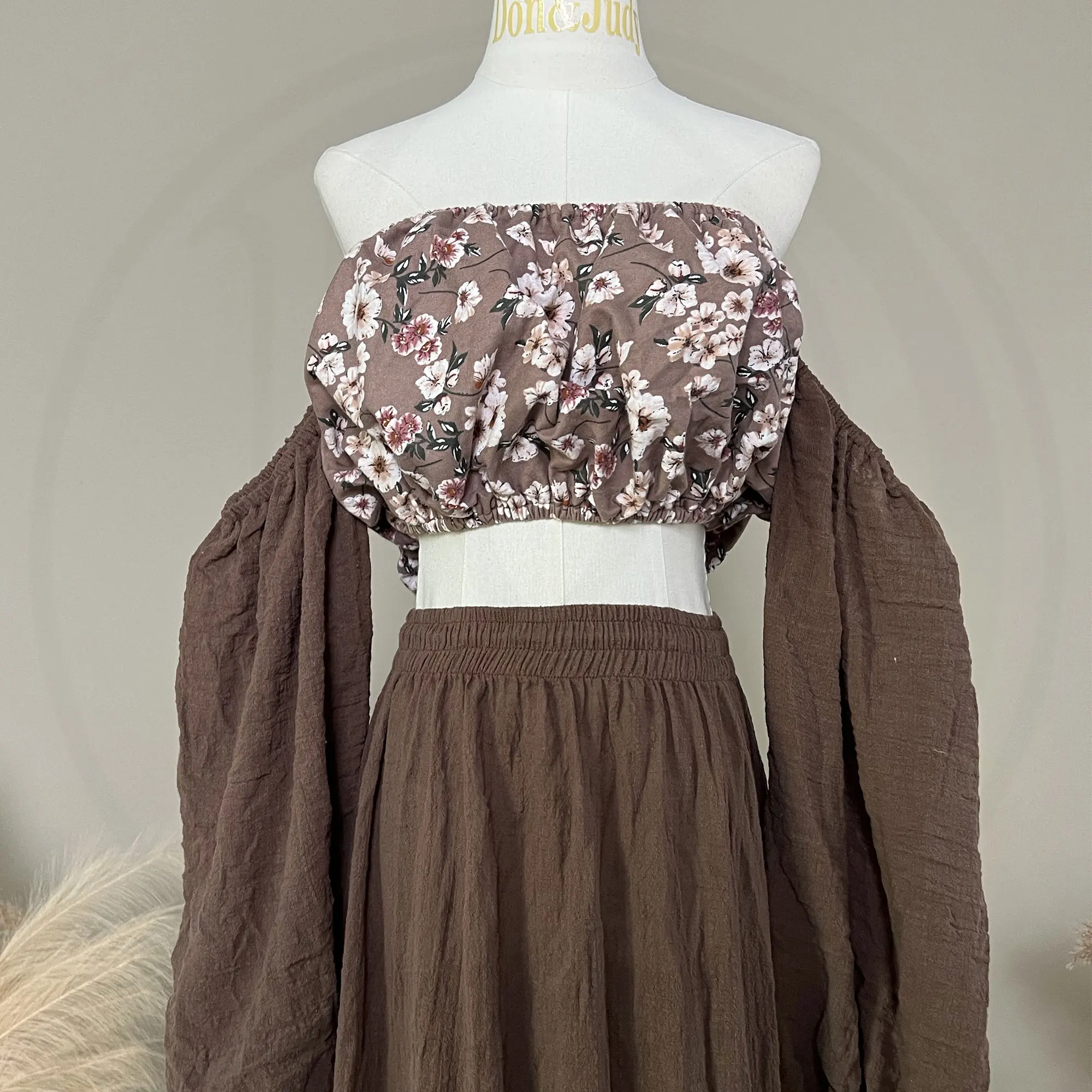 Женский комплект из двух предметов Don &amp Judy платье для фотосессии и беременных с