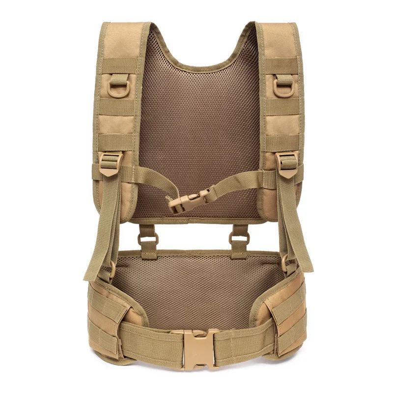 

War Tactical Vest Molle Bag Carrier Army Military Equipment Airsoft Nylon Girdle Waistcoat Combat Battle Belt Hunting Clothes