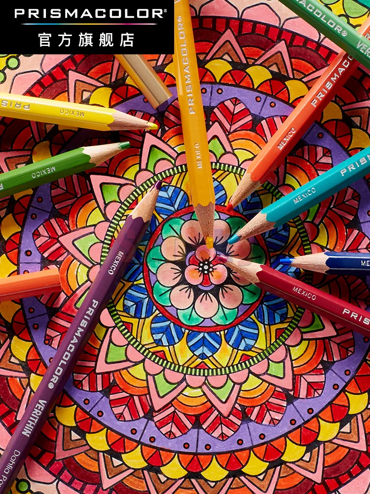 Оригинальные цветные карандаши Prismacolor JUNIOR 24 48 жирные цвета Intensos базовые для