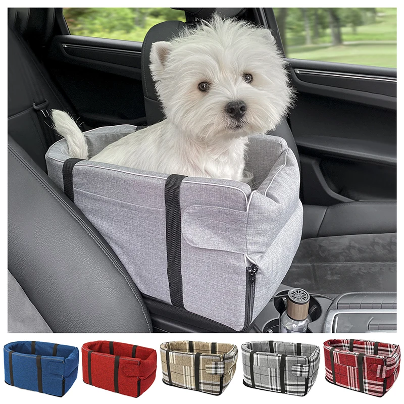 Portable Car Safety Pet Seat For Small Dogs Cats Travel Central Control Cat Dog Bed Transport Dog Carrier Protector Dog Bags