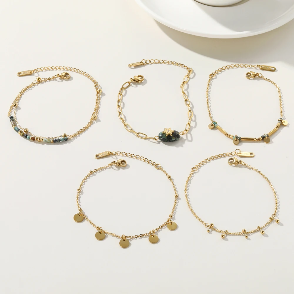 YACHAN Новинка искусственная кожа из нержавеющей стали женское винтажное