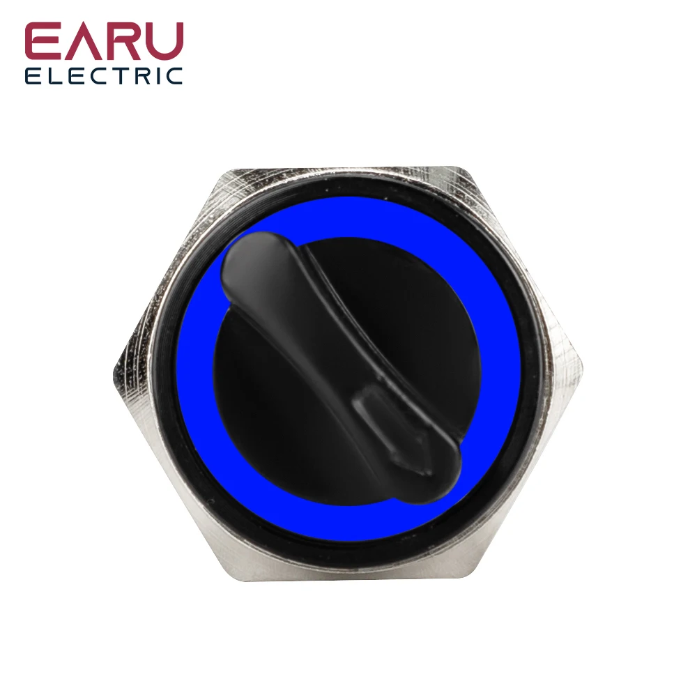 Металлический поворотный переключатель EARUELECTRIC 2/3 положения