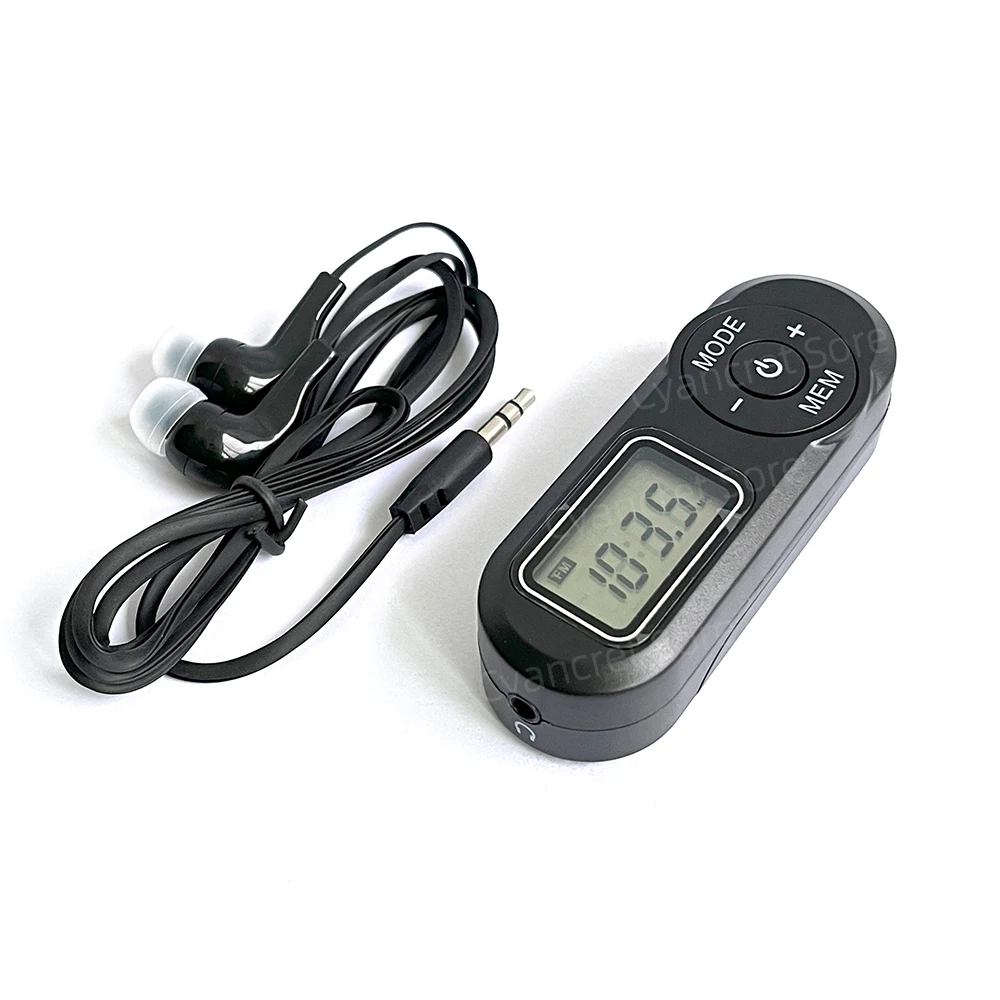 Портативное радио супер мини-карманный FM DSP цифровой дисплей 1 дюйма ЖК-экран