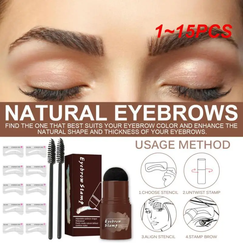 

1~15PCS Eyebrow Powder Smudge-proof Save Time Perfect Eyebrows Long-lasting Easy To Use Easy Eyebrow Shaping
