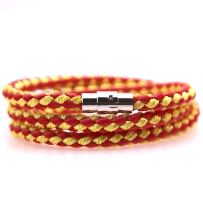 

Artificial Leather Necklace Choker Braided Rope Chain Men's Jewelry Gift Alloy Magnetic Buckle Ornaments