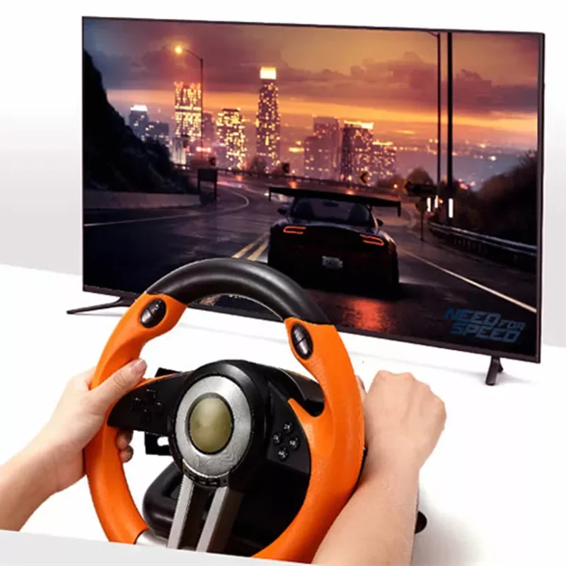 

Симуляция компьютерной игры, рулевое колесо с вибрацией, поддерживает PS 3/4 вождение автомобиля, llearning Drive, требуется скорость, геймпад, джойс...
