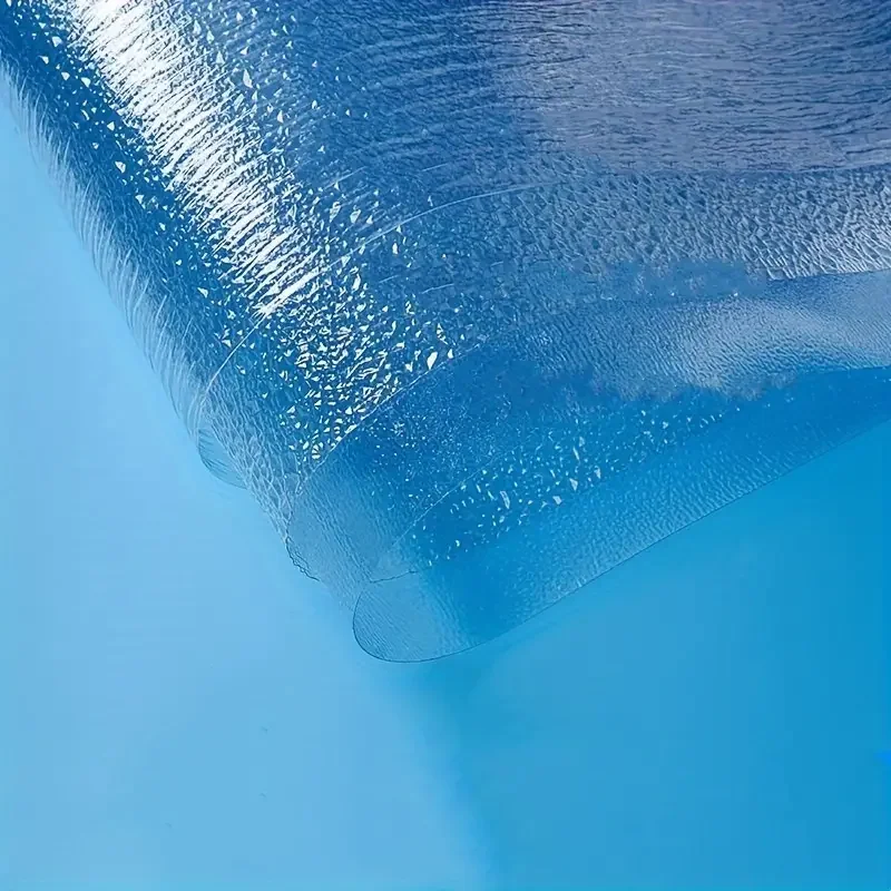 Прозрачный лист из ПВХ модель с рисунком поверхности воды бумага для