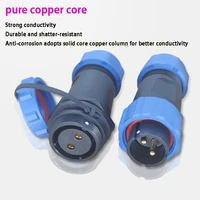 waterproof aviation plug male and female docking 2345679 core docking aviation outdoor cable connector