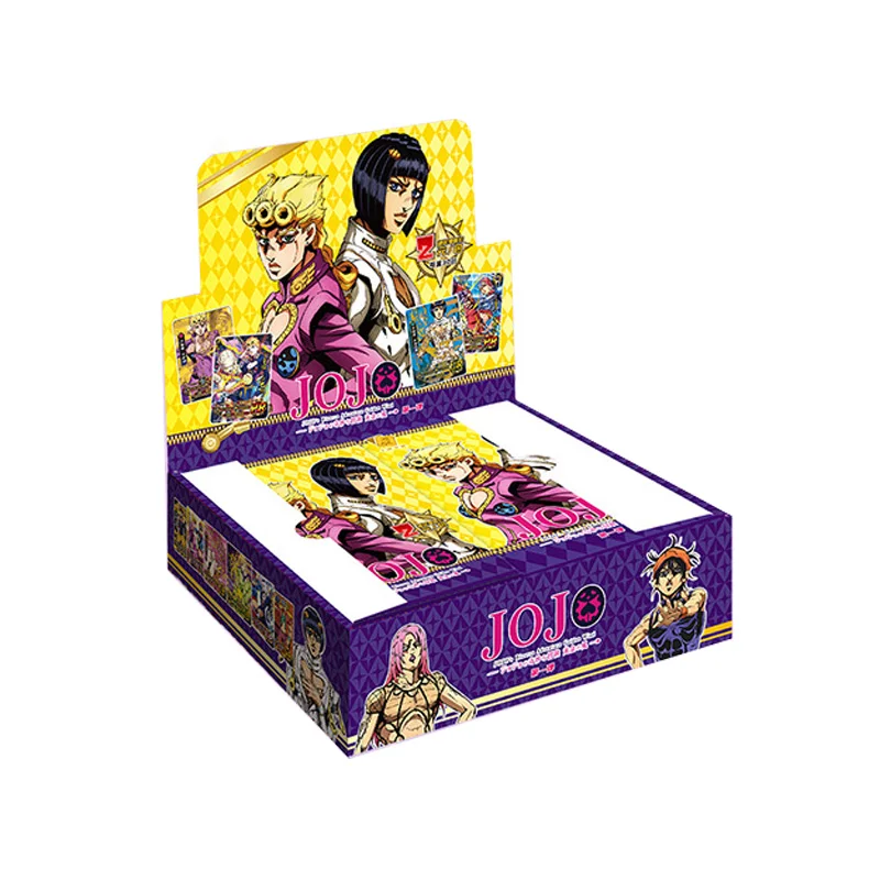 JOJO Anime TCG игровая коллекция карт Pack Booster Box Редкие SSR окружающие настольные игрушки