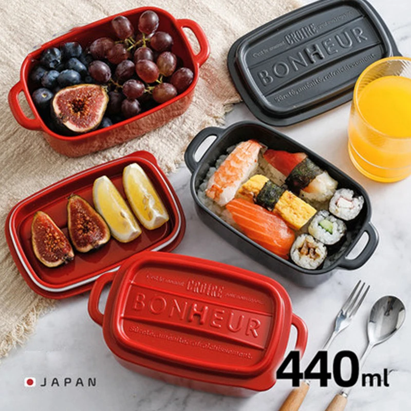 

Japanese style lunch box for kids Wheat Straw Material Breakfast Boxes food container storage fruit salad Leak-Proof bento boxs