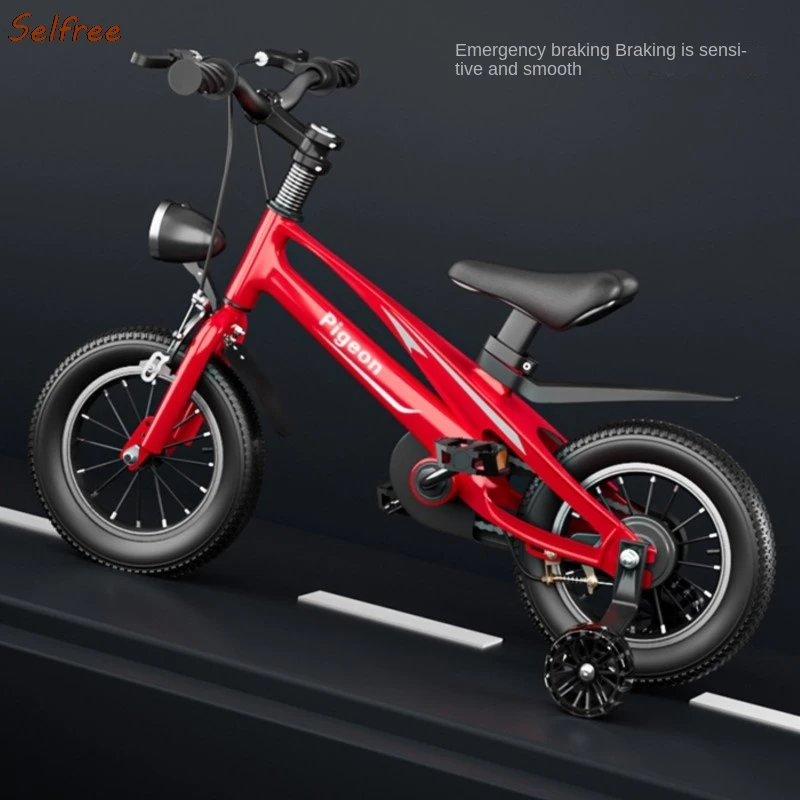 Selfree детский велосипед с подсветкой из магниевого сплава для детей 3-5-6 лет